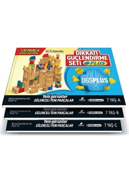 Dikkati Güçlendirme Seti Plus 7 Yaş Kitap