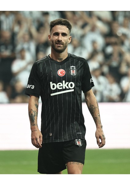 #27 ./ Rαfα Sílvα 2024/25 Вєşíktαş Deplasman Çocuk Forması 4 Lü Set Siyah