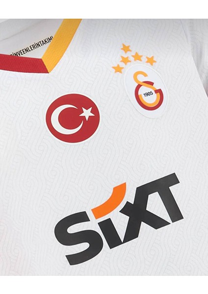 2024/25 Galatâsarây. /#20/.gabriel/sara Deplasman Çocuk Forma 5-Yıldız 4 Lü Set Beyaz fiyatları