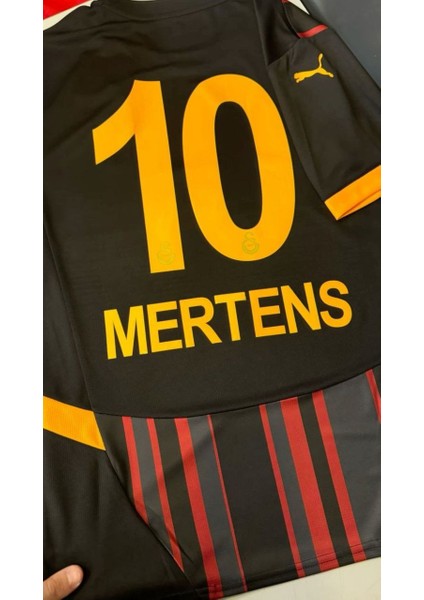 #10/.dries/mertens. 2024/25 Galatâsarây. Alternatif Çocuk Forma 5-Yıldız 5li Set Siyah