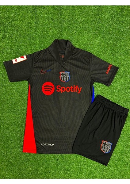 2025-26 B.a.r.c.e.l.o.n.a #10 Lamine Yamal Deplasman Çocuk Forması (Siyaharmalı) fiyatları