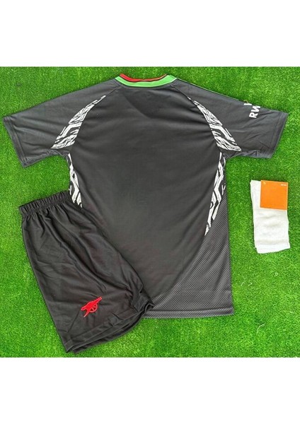 Arsenall 2024/25 Yeni Sezon #isimsiz Deplasman Çocuk Forması 4 Lü Set (Black)