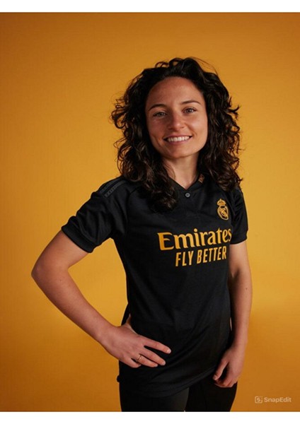 'real-Madrid-Cf' Siyah Düğmeli Deplasman Özel Tasarım Futbol Forması modelleri