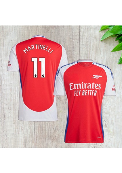 2024/25 Arsenal Gabriel Martinelli Iç Saha Kırmızı Forması