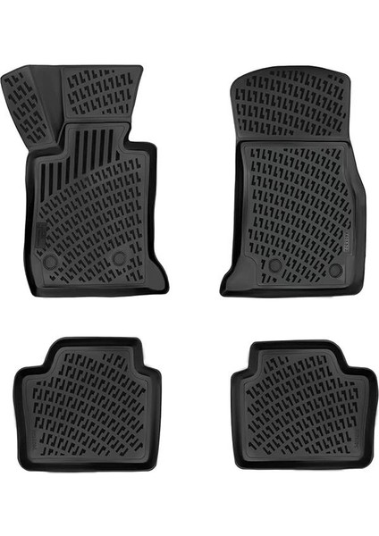 Rizline Bmw 3 Serisi F30 2012-2019 3D Havuzlu Paspas