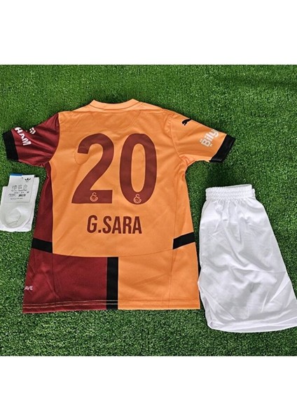 2024/25 Galatâsarây. /#20/.gabriel/sara Iç Saha Çocuk Forma 5-Yıldız 4 Lü Set modelleri