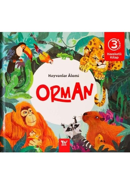 Hareketli Kitap 3D Hayvanlar Alemi Orman