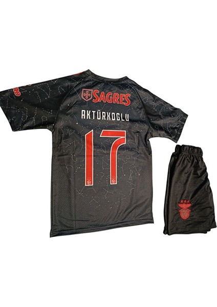 Benfica Kerem Aktürkoğlu 4 Lü Çocuk Futbol Forma Şort+Forma+Bileklik+Çorap