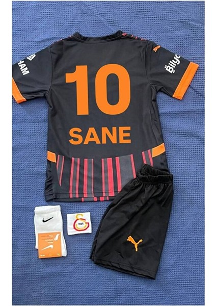 5-Yıldızlı Galatâsarây./ Leroy Sane / 2024/25 Alternatif Siyah Yeni Sezon 4'lü Set