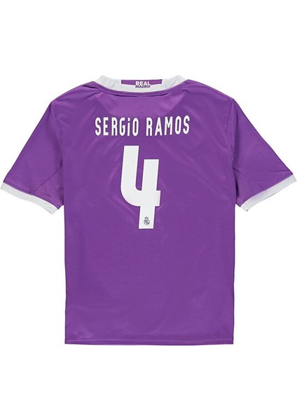 Real Madrid Ramos Cardiff 2017 Şampiyonlar Ligi Finaliçocuk Futbol Forma 2'li Set Forma ve Şort fiyatları