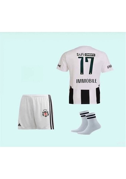 BEŞIKTAŞ./.2024/2025 Immobile/. Yeni Sezon.\\iç Saha Çubuklu Çocuk Forma