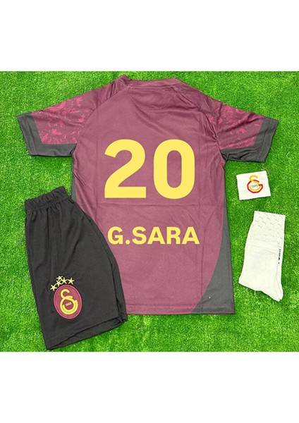 5-Yıldız Galatâsarây. /#20 G. Sara 2026 Deplasman Çocuk Forma 5-Yıldız 4 Lü Set
