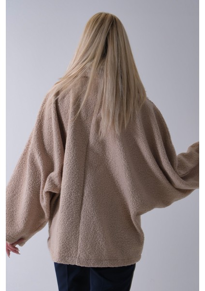 Taş Önü Bağlama Detaylı Yakası Kürklü Panço 47122475.50