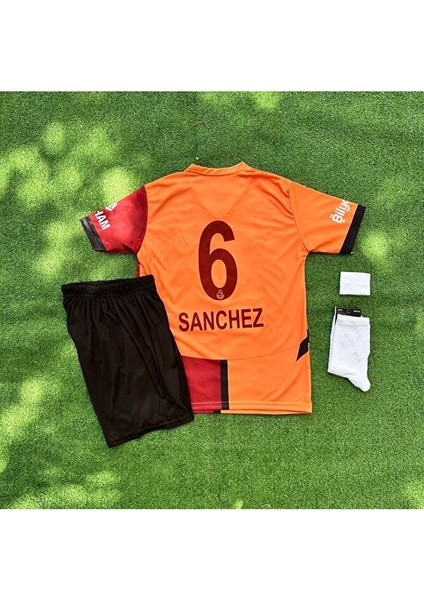 5-Yıldızlı Galatâsarây./ Sanchez / 2024/25 Iç Saha Yeni Sezon Çocuk Forması 4'lü Set