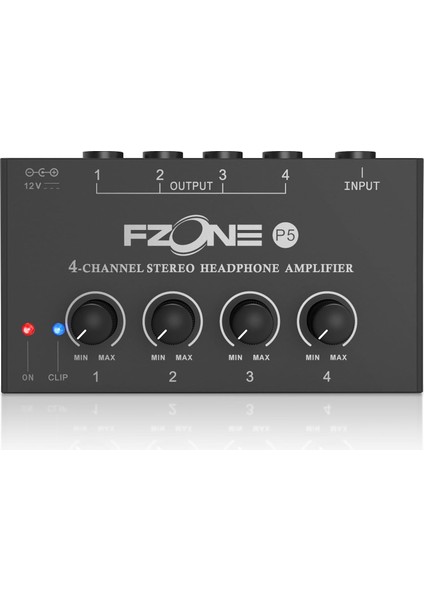 P5 Kulak Içi Monitor Kulaklık Amfisi (Siyah)