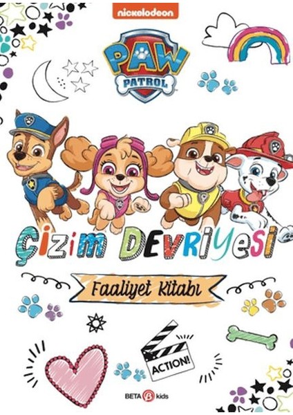 Paw Patrol - Çizim Devriyesi Boyama Kitabı