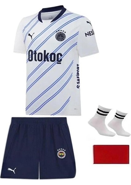Fênêrbâhçê-Isimsiz -Yeni Sezon 25/26 Beyaz Renk Çoçuk 4.lü Set Hdye Futbol Forması Vs Sporatlet