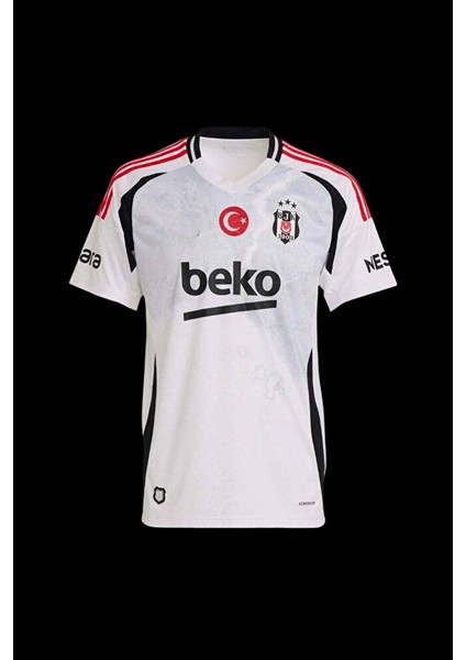 Kara Kartal 2024-25 Semih. Kılıçsoy 9 Alternatif Beyaz Halı Saha Yetişkin Futbol Forması modelleri