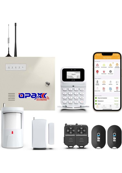 -2747 Gprs/lan/network Keypadli Kablolu & Kablosuz Alarm Paneli