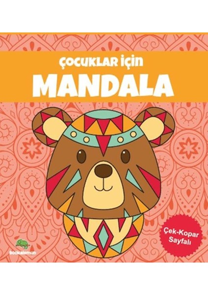 Çocuklar Için Mandala - Turuncu