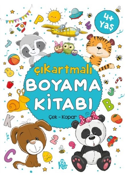Çıkartmalı Boyama Kitabı - 4 Yaş +