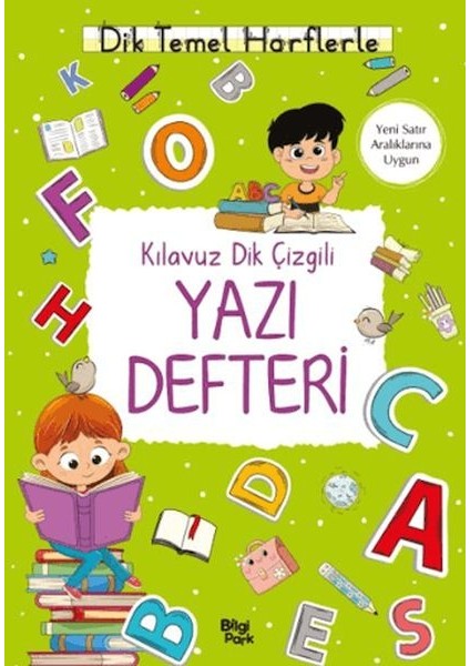 Kılavuz Dik Çizgili Yazı Defteri (Küçük Boy)