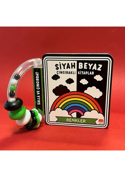 Siyah Beyaz Çıngıraklı Kitaplar Renkler