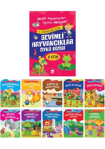 Sevimli Hayvancıklar Öykü Dizisi (10 Kitap)