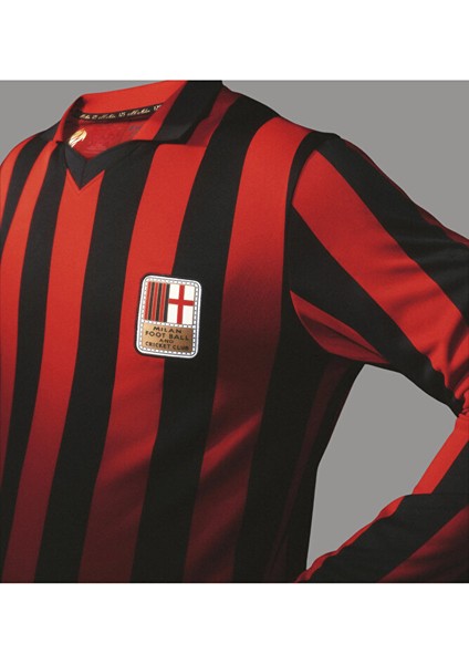 A.c Milan 125.YIL Shevcenko 7 Baskılı Özel Nostalji Uzun Kollu Forması