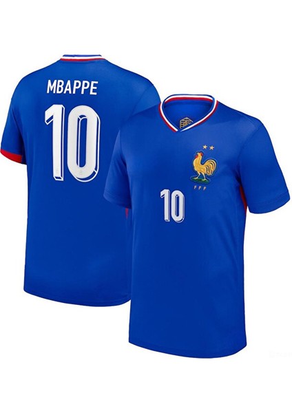 Yeni Sezon Mbappe 10 2024/25 Fransa Milli Takımı Forması (Blue) Spor T-Shirt fiyatları