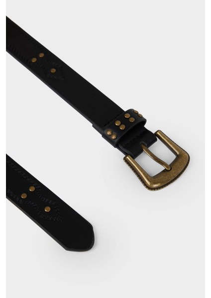 Kadın Suni Deri Jean Kemeri F3367AXNS fiyatları