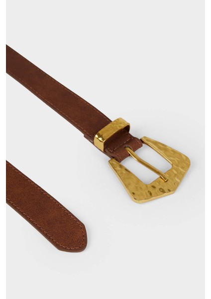 Kadın Suni Deri Jean KEMERI F3363AXNS fiyatları