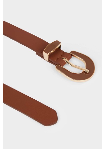 Kadın Büyük Toka Suni Deri Günlük Kemer F3288AXNS fiyatları