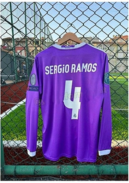 Sergio Ramos 2017 Cardiff Şampiyonlar Ligi Finali Forması Uzun Kollu