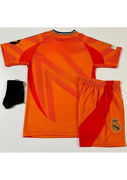 Real Madrid 2024-25 Deplasman Turuncu Çocuk Forması