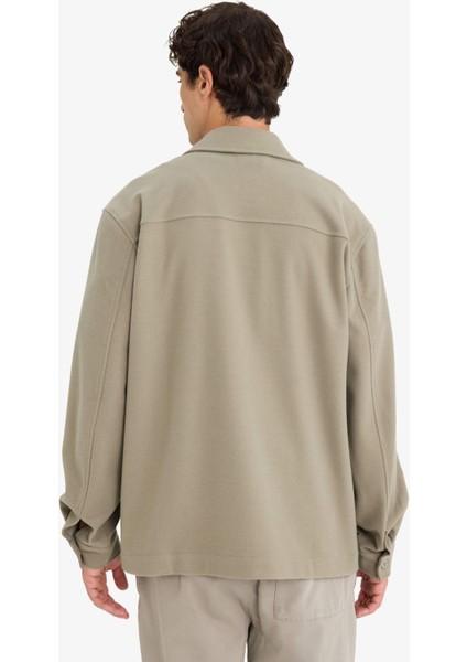 Regular Fit Düğmeli Gömlek Ceket E9251AX25AU