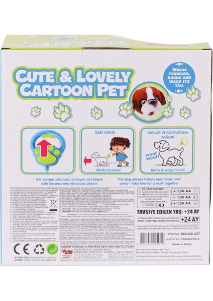 Bfs PR66308-25T Tasmalı Yürüyen Peluş Fransız Köpeği fiyatları