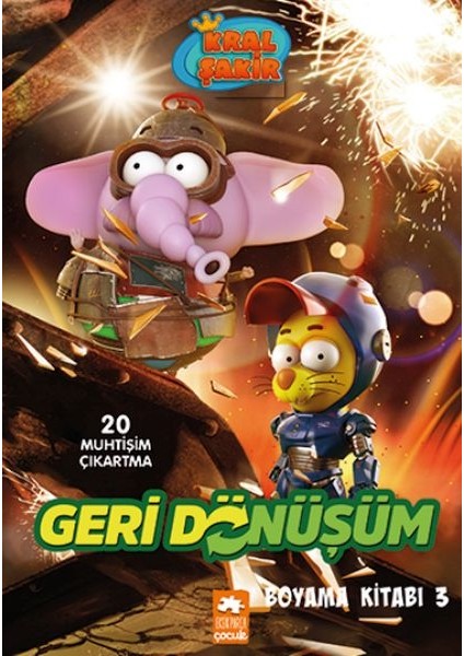 Kral Şakir Geridönüşüm Boyama Kitabı 3