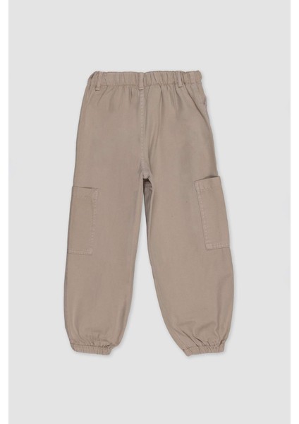 Kız Çocuk Paraşüt Kargo Pamuklu Pantolon D2455A825AU modelleri