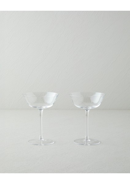 Lustrous Kristal 2'li Kadeh 165 ml Şeffaf