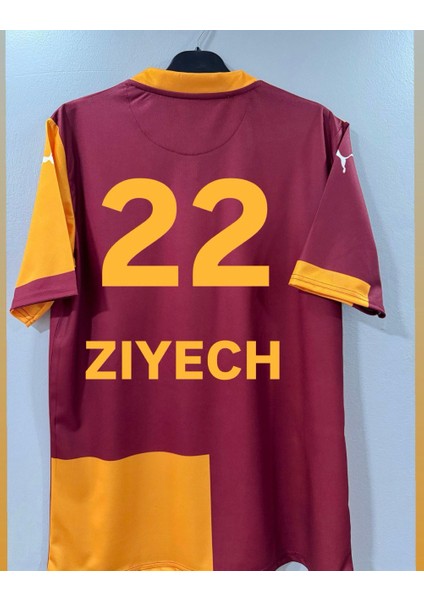 5 Yıldız Galatâsarây/\.hakim Ziyech 2026 Kırmızı Yeni Sezon Çocuk Futbol Forması 4'li Set fiyatları