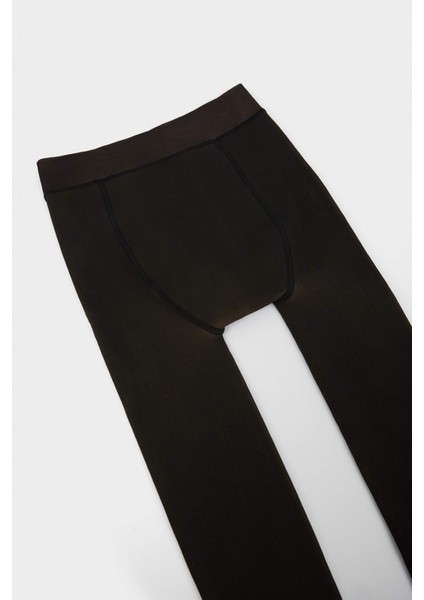 Kadın Siyah Termal Külotlu Çorap