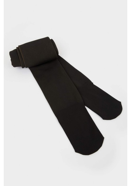 Kadın Siyah Termal Külotlu Çorap
