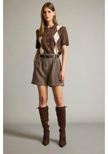 Kemerli Cepli Dokuma Şort G4308AX25WN fiyatları