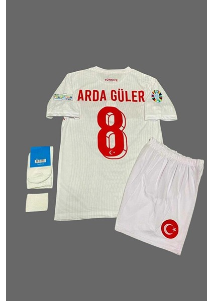 Türkiye Euro Çocuk 8 Numara 2024 Yeni Sezon Forması (Beyaz) fırsatları