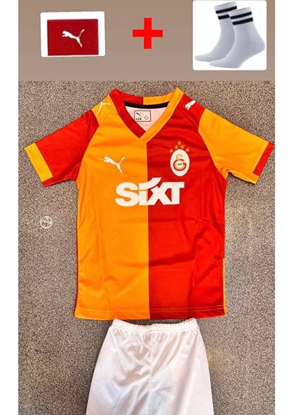 5 Yıldız GALATÂSARÂY/\2026 Yeni Sezon Kırmızı Yeni Sezon Çocuk Futbol Forması 4'li Set