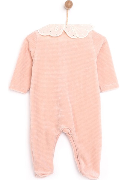 Yenidoğan Perfect Kadife Patikli Tulum Kız Bebek fiyatları