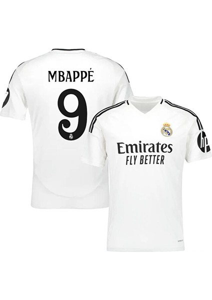 2024/25 Yeni Sezon Realmadrid Mbappe 9 Iç Saha Beyaz Forma fiyatları