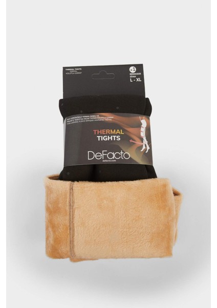 Kadın Puantiyeli Termal Külotlu Çorap fırsatları