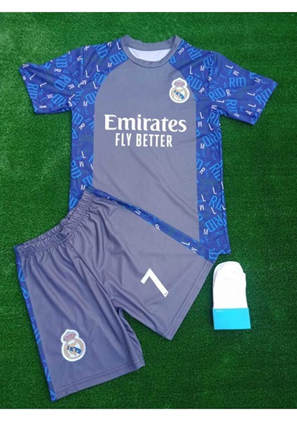Yeni Sezon Ronaldo Cr/7 R€æl Mædrid Çocuk Forması (Forma Şort Çorap) Mavi/gri fiyatları
